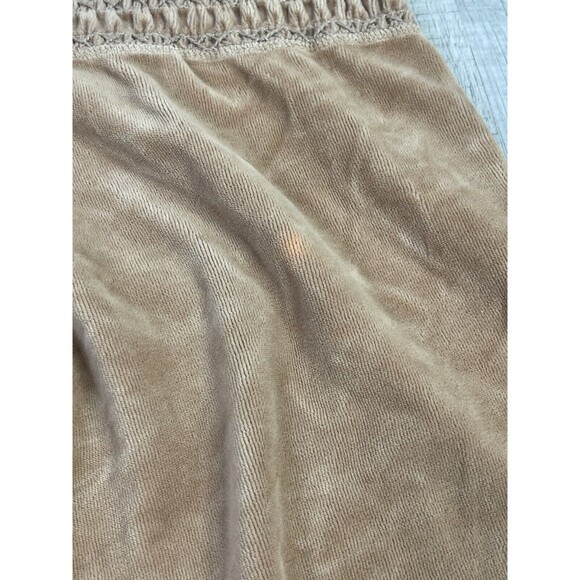 Vtg Juicy Couture Sweatpants Womens S Brown Velour Pocket Y2K Vintage Wide Leg R - Picture 13 of 13